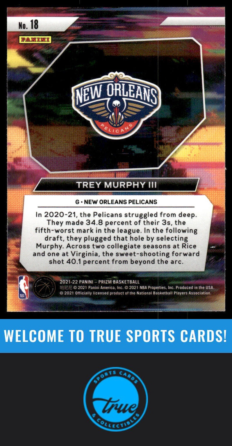 2021-22 Panini Prizm #18 Trey Murphy III Instant Impact AUTOGRAPH