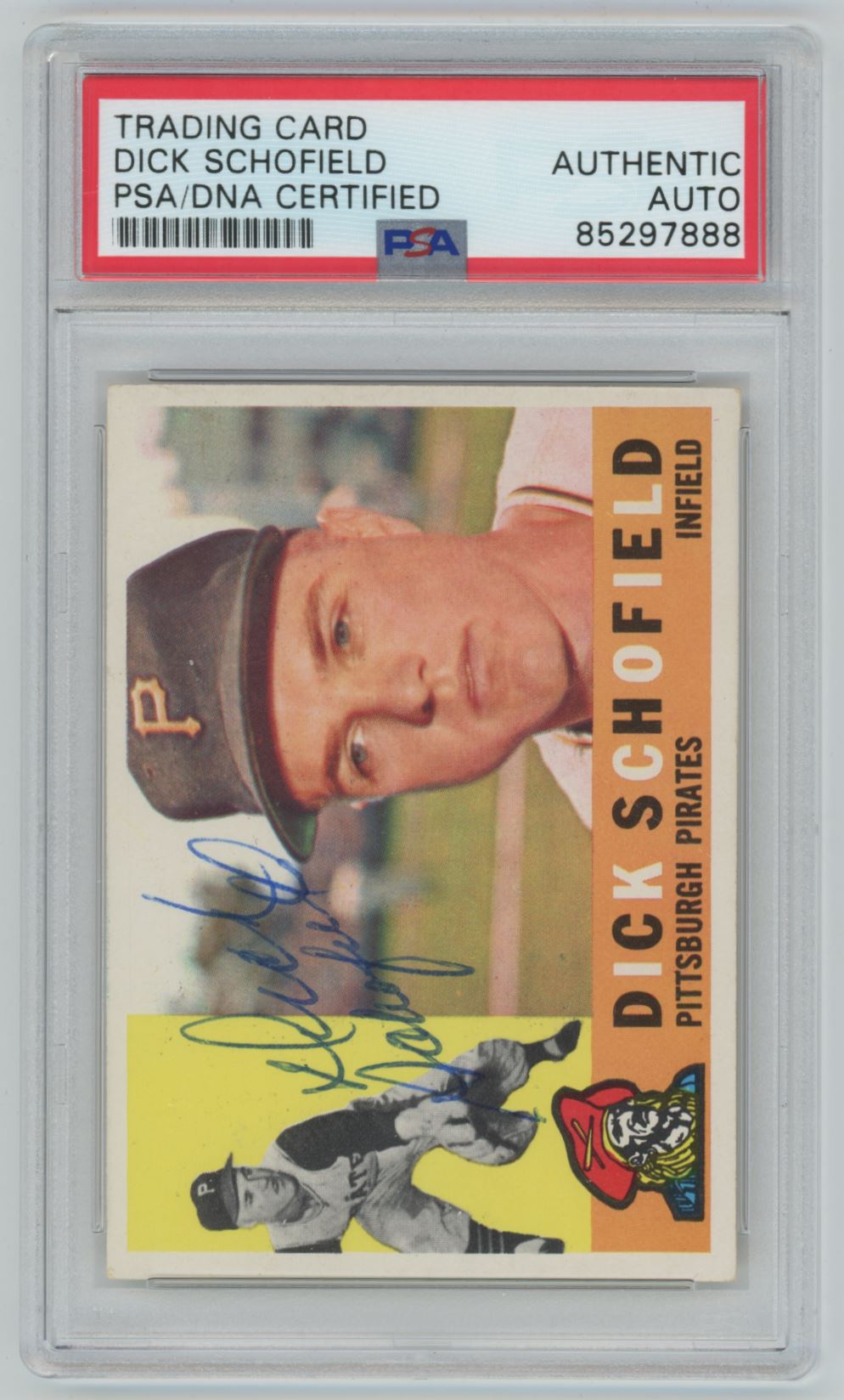 1960 Topps Dick Schofield #104 Auto - PSA/DNA Authentic