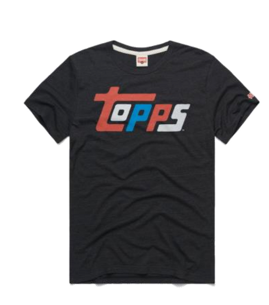 TOPPS LOGO SHIRT - CHARCOAL GRAY (BY HOMAGE)