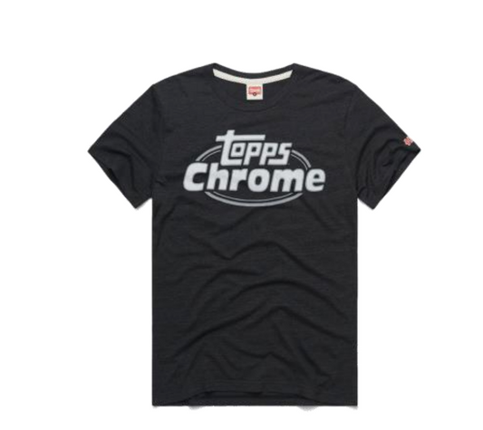 TOPPS CHROME LOGO SHIRT - CHARCOAL GRAY (BY HOMAGE)