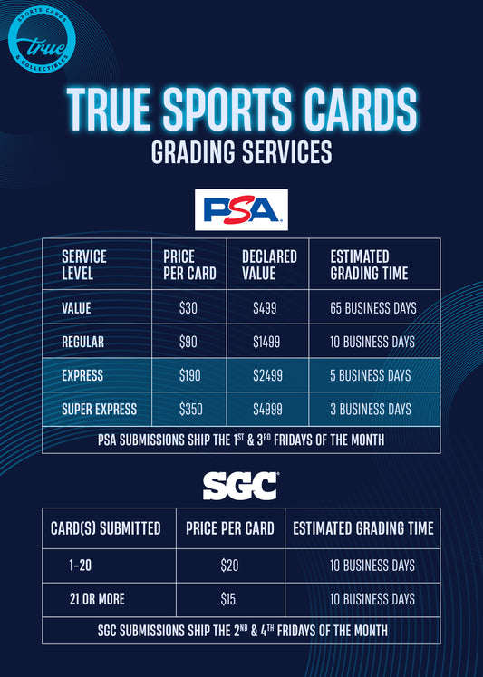 SGC GRADING - SINGLE CARD