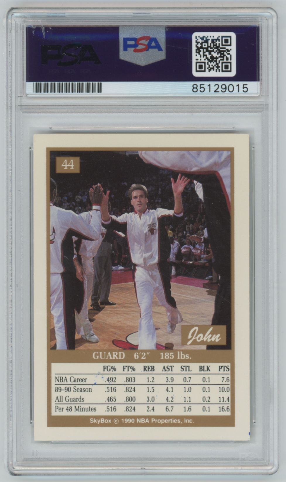 1990 Skybox John Paxson Chicago Bulls Auto - PSA/DNA