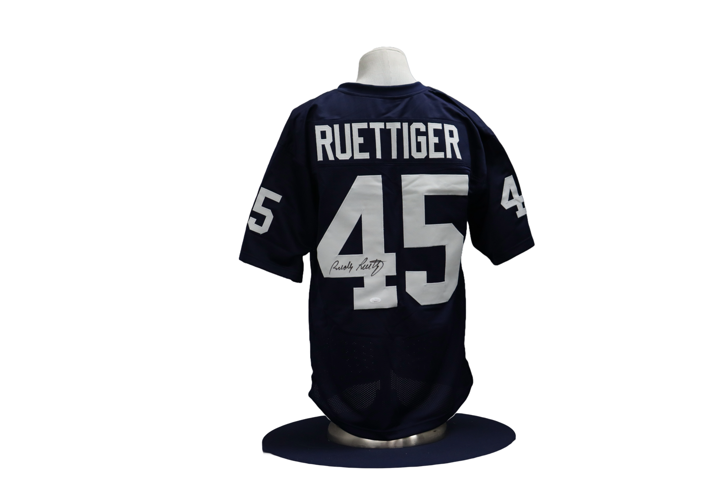 RUDY RUETTIGER CUSTOM AUTOGRAPHED BLUE JERSEY (JSA)