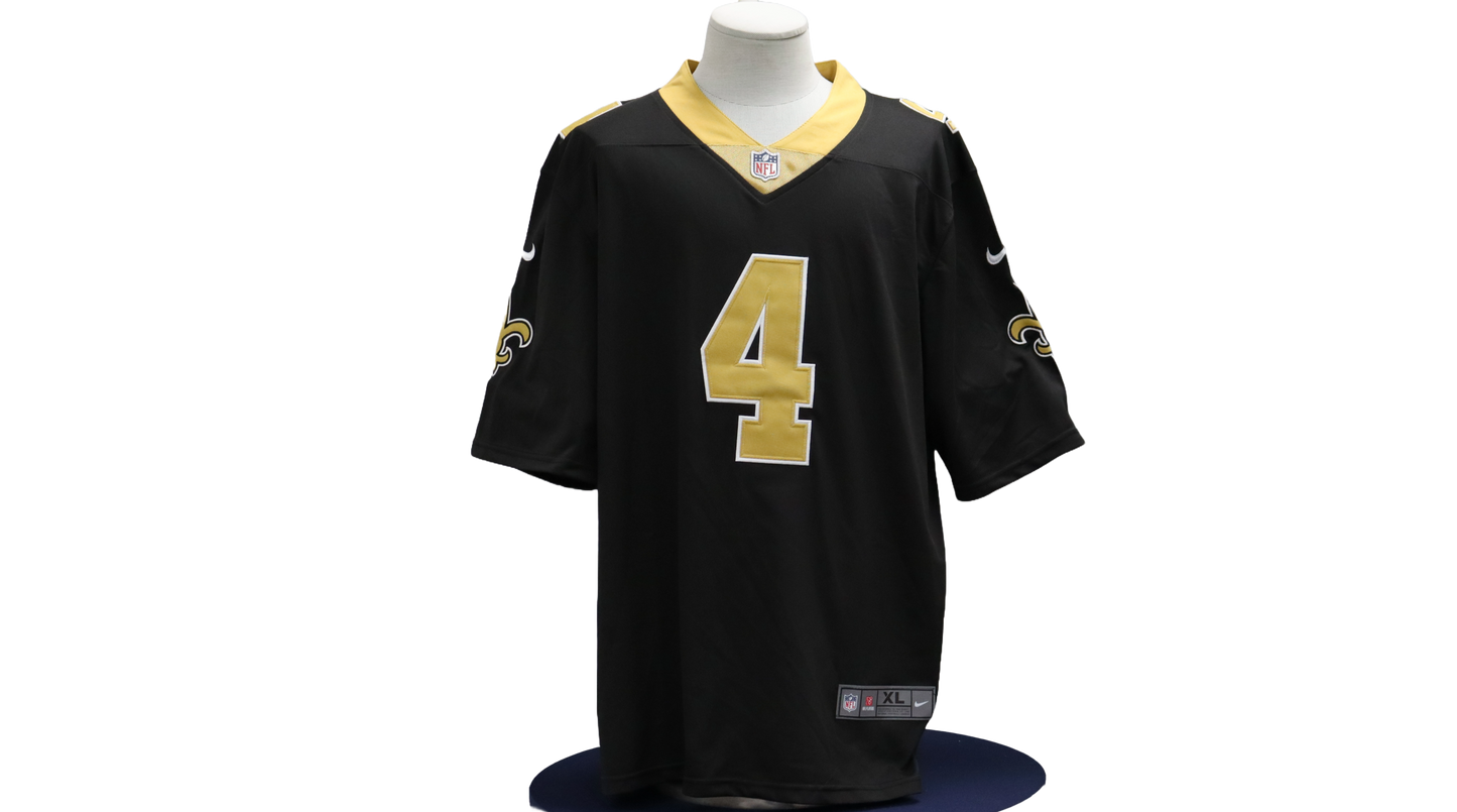 DEREK CARR CUSTOM AUTOGRAPHED BLACK JERSEY (BECKETT)
