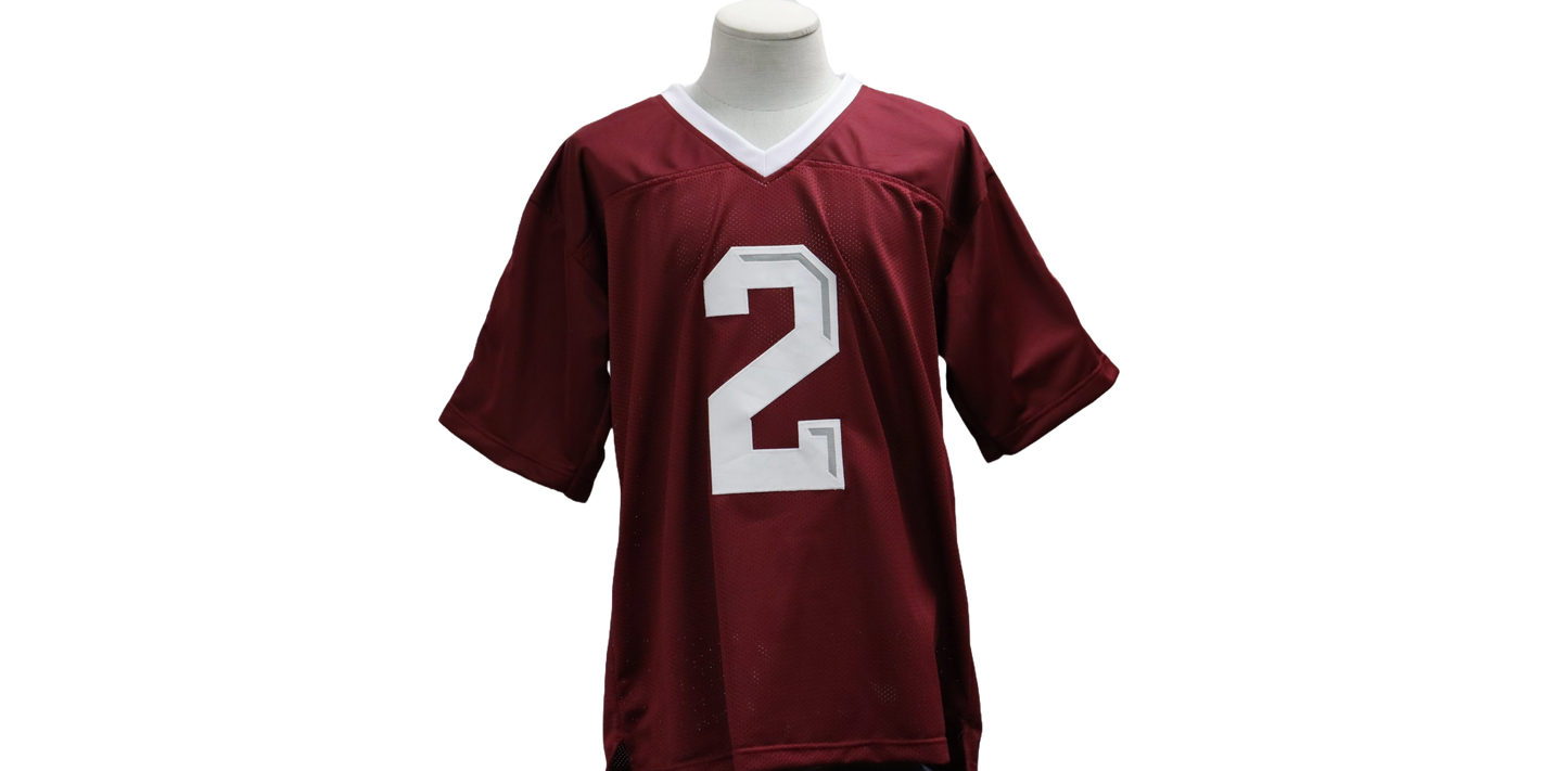 JOHNNY MANZIEL CUSTOM AUTOGRAPHED MAROON JERSEY (JSA)