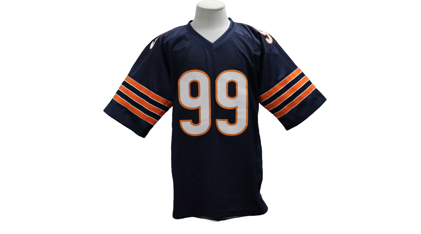 DAN HAMPTON CUSTOM AUTOGRAPHED NAVY BLUE JERSEY