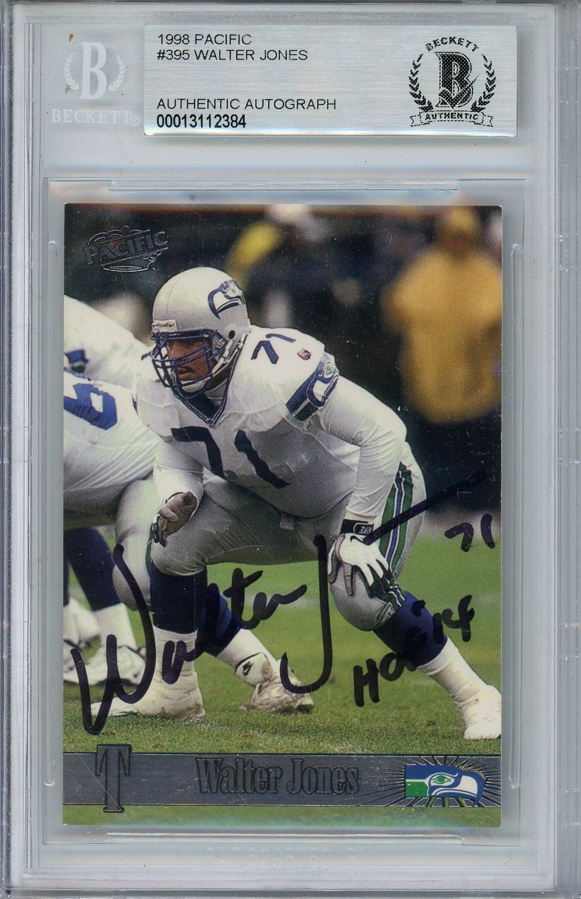 1998 PACIFIC WALTER JONES AUTO CARD BAS (2384)