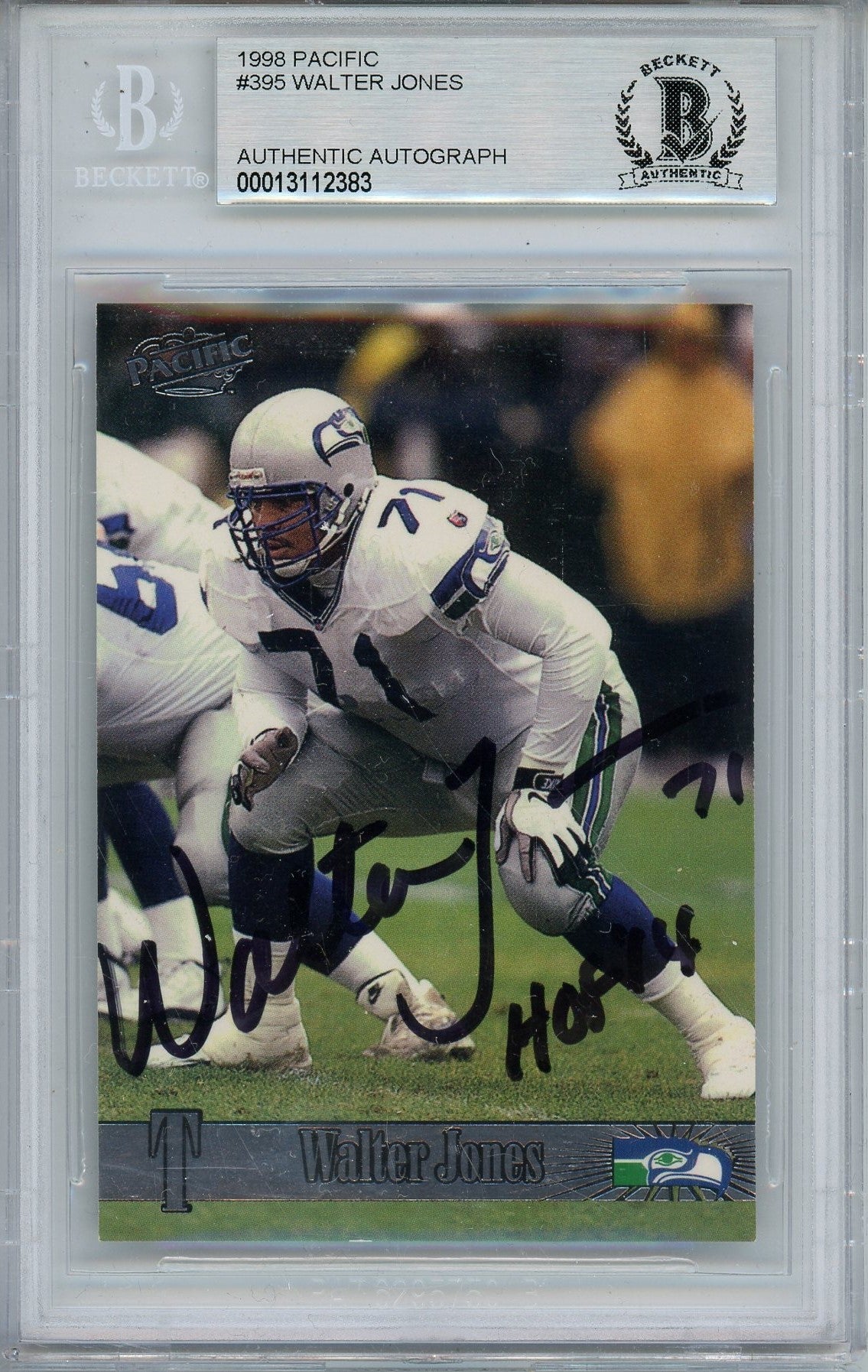 1998 PACIFIC WALTER JONES AUTO CARD BAS (2383)