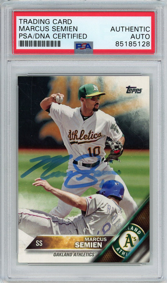 2016 TOPPS SERIES 1 MARCUS SEMIEN AUTO CARD PSA DNA (5128)