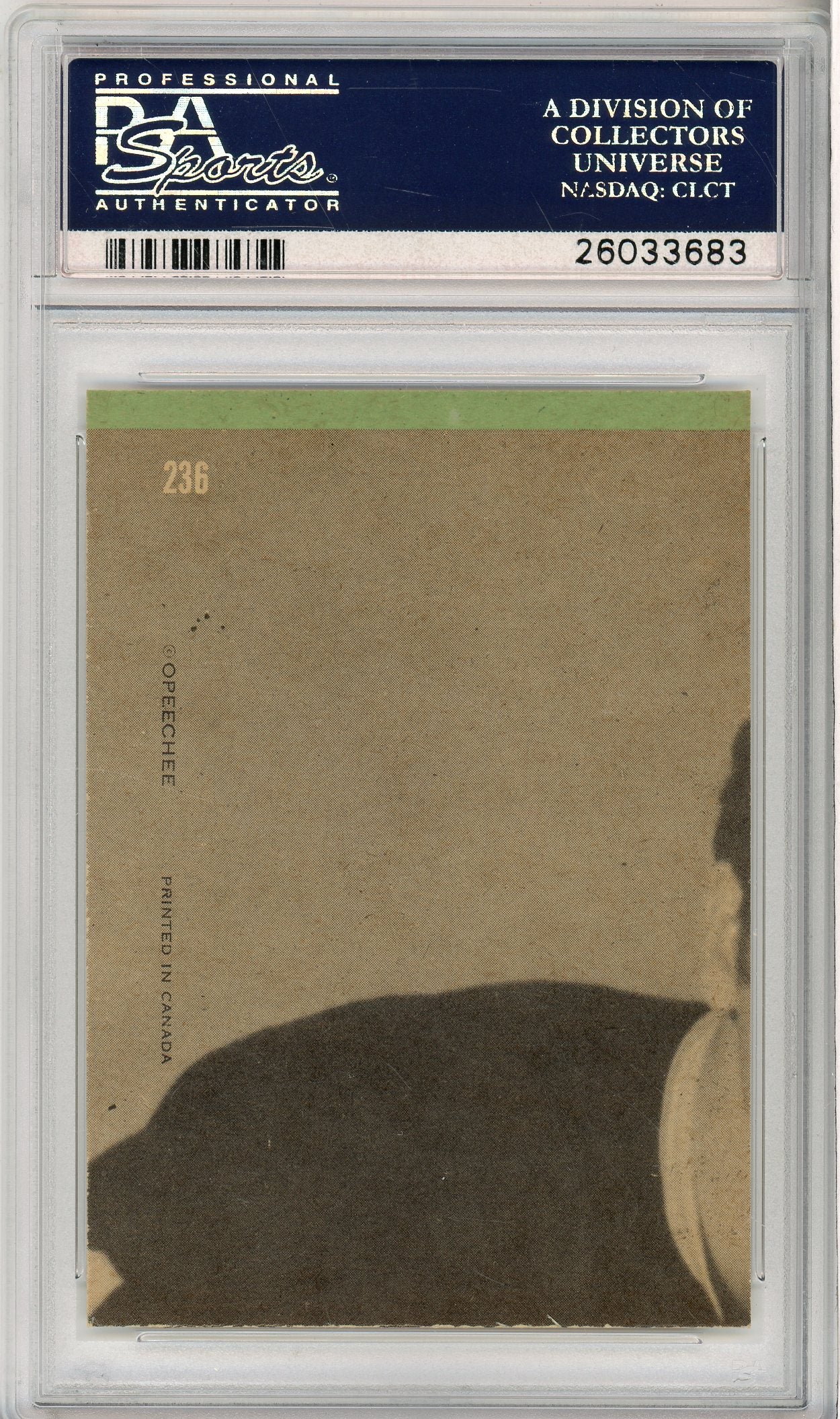 1970 O-PEE-CHEE BOBBY ORR #236 ALL STAR FIRST TEAM NHL PSA 8