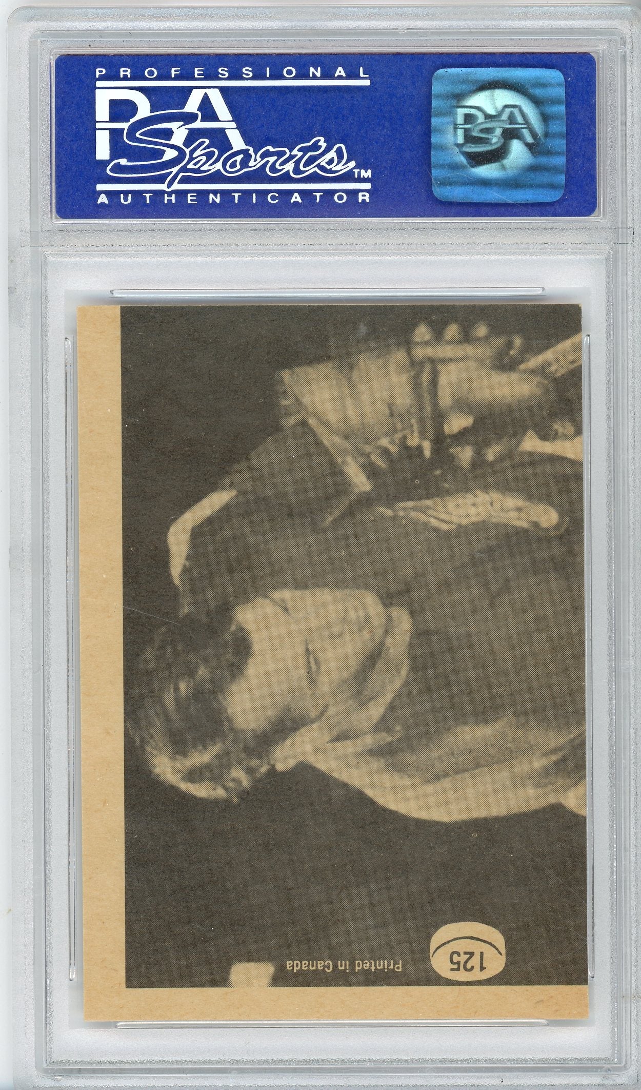 1966 TOPPS BOBBY HULL #125 ALL STAR BLACKHAWKS PSA 8