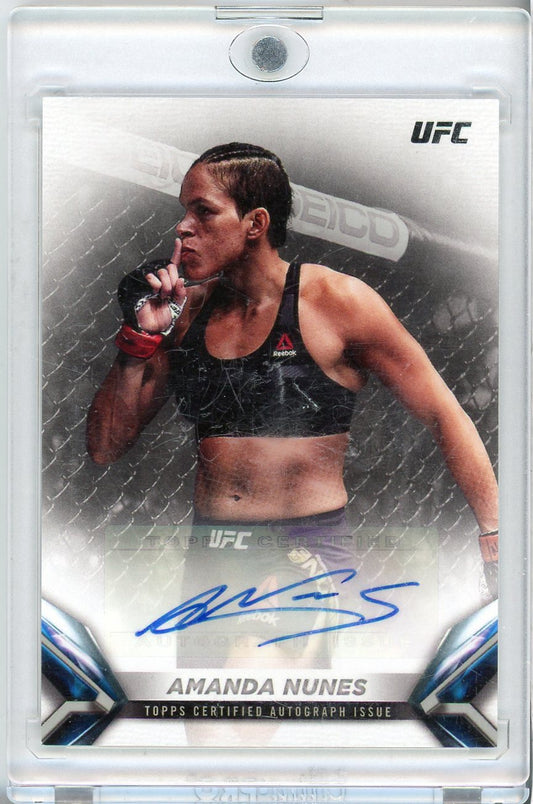 2018 TOPPS UFC KNOCKOUT AMANDA NUNES #KA-AN AUTO /199