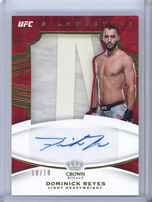2021 PANINI CHRONICLES DOMINICK REYES #CR-DRY CROWN ROYALE PATCH AUTO 10/10
