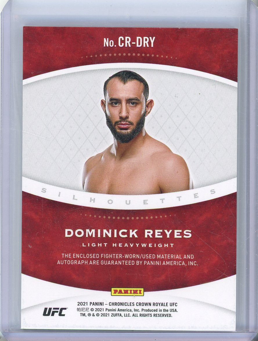2021 PANINI CHRONICLES DOMINICK REYES #CR-DRY CROWN ROYALE PATCH AUTO 10/10