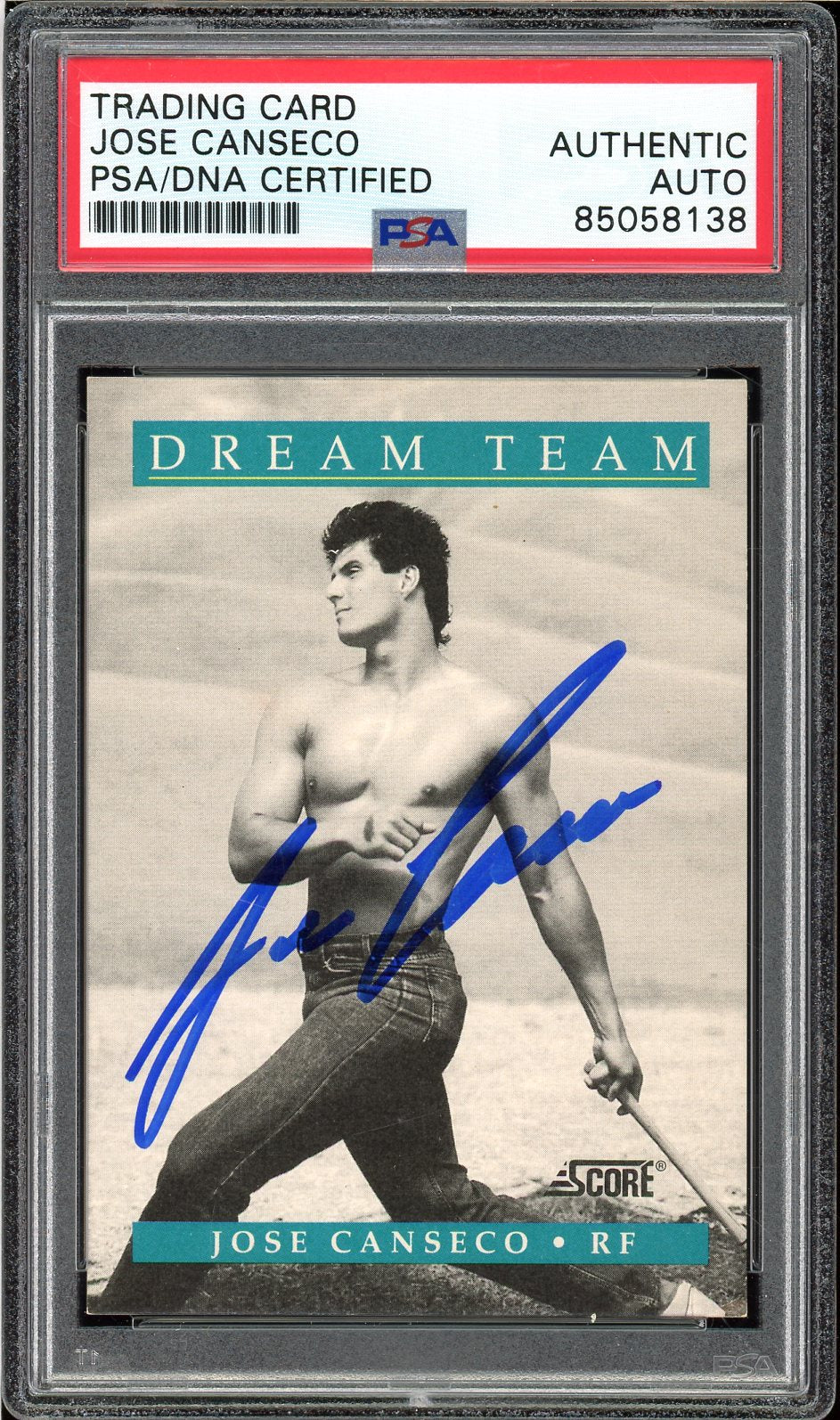 1991 SCORE JOSE CANSECO AUTO #441 PSA DNA (QUANTITY AVAILABLE)