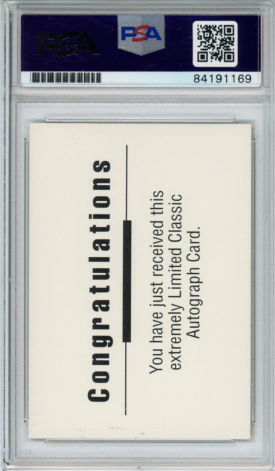JENNIFER CAPRIATI SIGNED PSA/DNA CERTIFIED AUTHENTIC AUTOGRAPH CARD