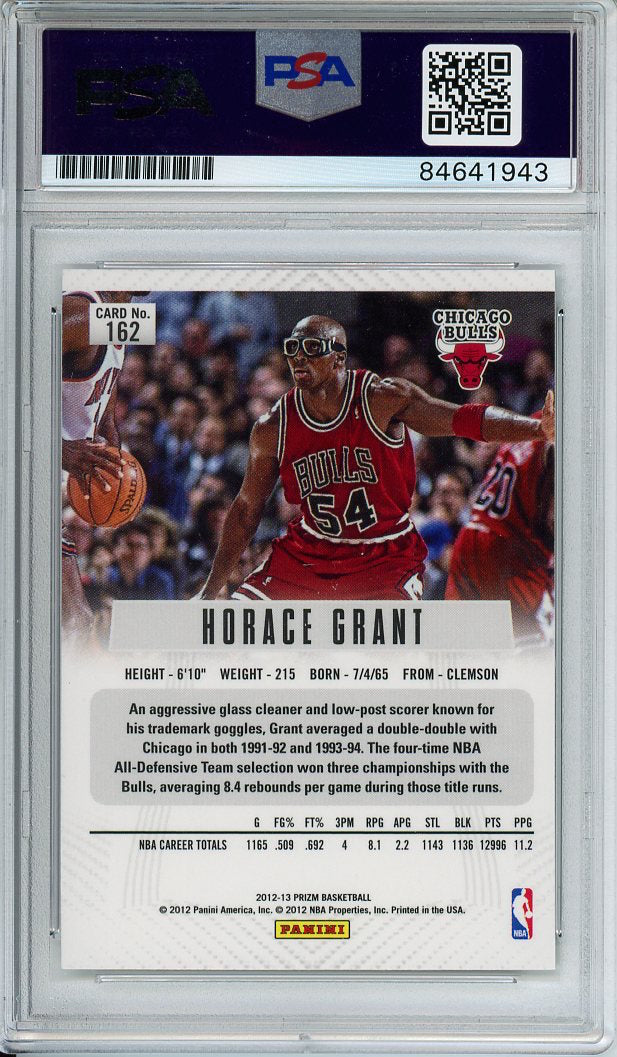 2012-13 PANINI PRIZM HORACE GRANT AUTOGRAPH PSA/DNA