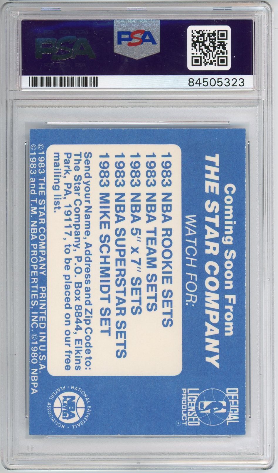 1983 STAR ARTIS GILMORE & ALEX ENGLISH PSA/DNA AUTO (323)