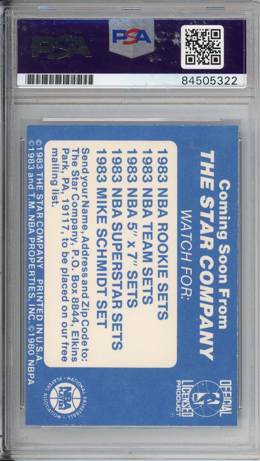 1983 STAR ARTIS GILMORE & ALEX ENGLISH PSA/DNA AUTO (322)