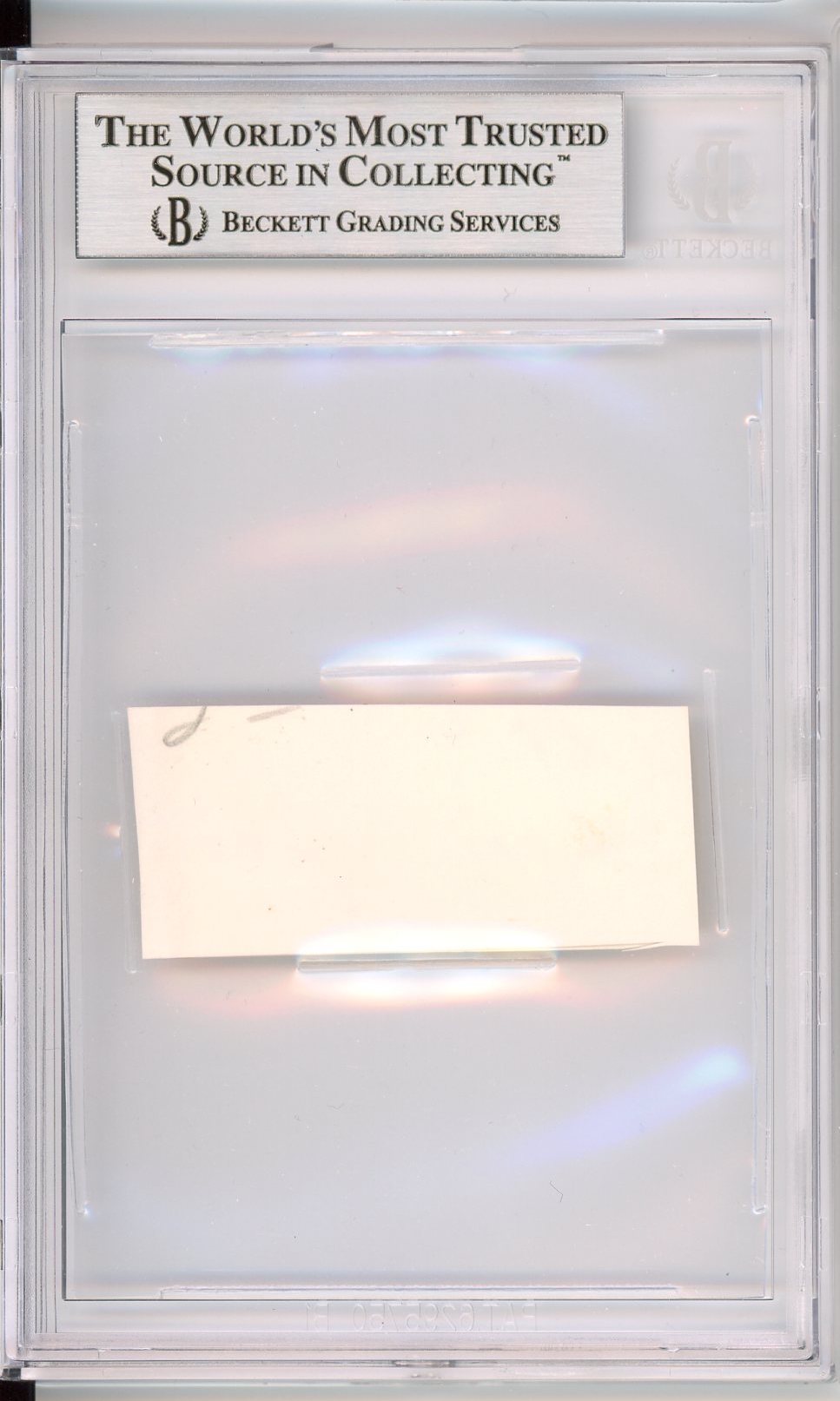 GEORGE KELL AUTOGRAPH CUT BAS BECKETT