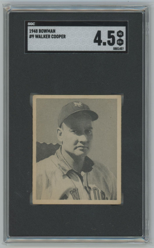 1948 Bowman Walker Cooper #9 - SGC 4.5