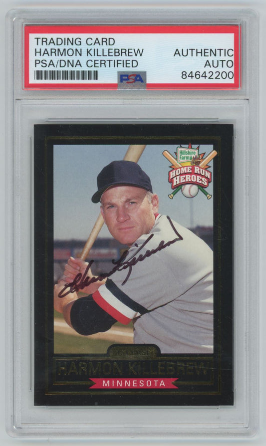 Hillshire Farm's Home Run Heroes Harmon Killebrew Auto - PSA/DNA