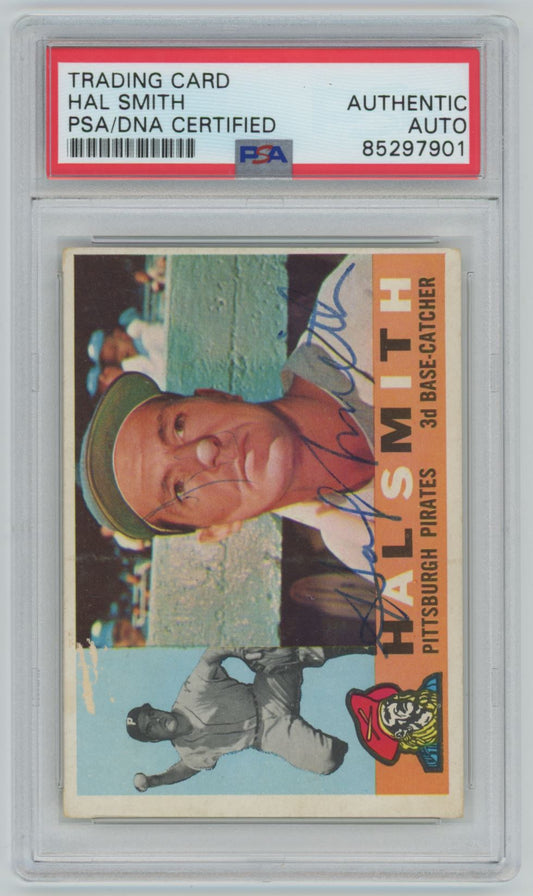 1960 Topps Hal Smith #48 Auto - PSA/DNA Authentic