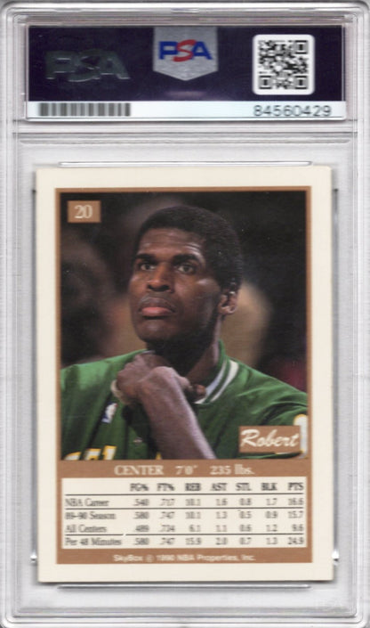 1990 SKYBOX ROBERT PARISH AUTOGRAPH PSA/DNA AUTO GRADE GEM MT 10 (0429)