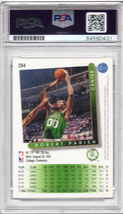 1993 UPPER DECK ROBERT PARISH AUTOGRAPH PSA/DNA AUTO GRADE GEM MT 10 (0431)