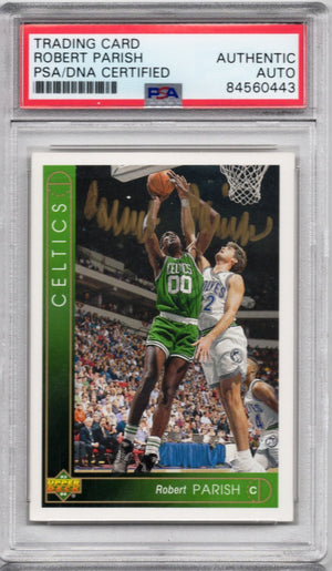 1993 UPPER DECK ROBERT PARISH CELTICS AUTOGRAPH PSA/DNA (0443)