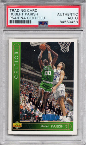 1993 UPPER DECK ROBERT PARISH CELTICS AUTOGRAPH PSA/DNA (0458)