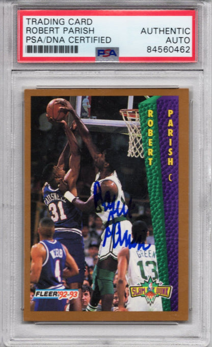 1992 FLEER ROBERT PARISH AUTOGRAPH PSA/DNA