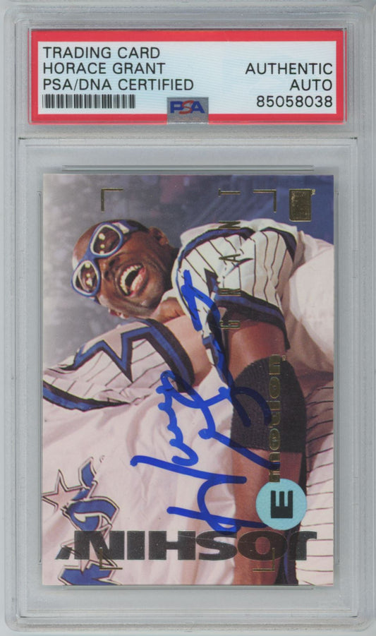 1995 Skybox Emotion Horace Grant #68 Auto - PSA/DNA