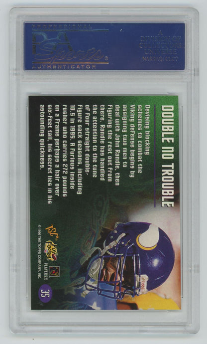 1996 Stadium Club John Randle #35 Members Only 50 - PSA 10