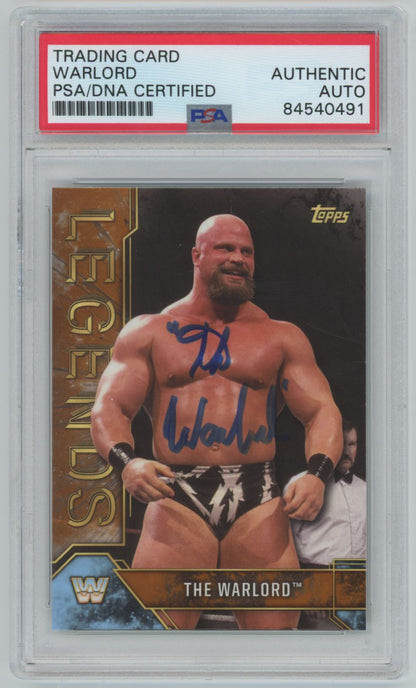 2017 Topps WWE Warlord Auto - PSA/DNA