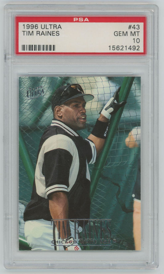 1996 Ultra Tim Raines #43 - PSA 10