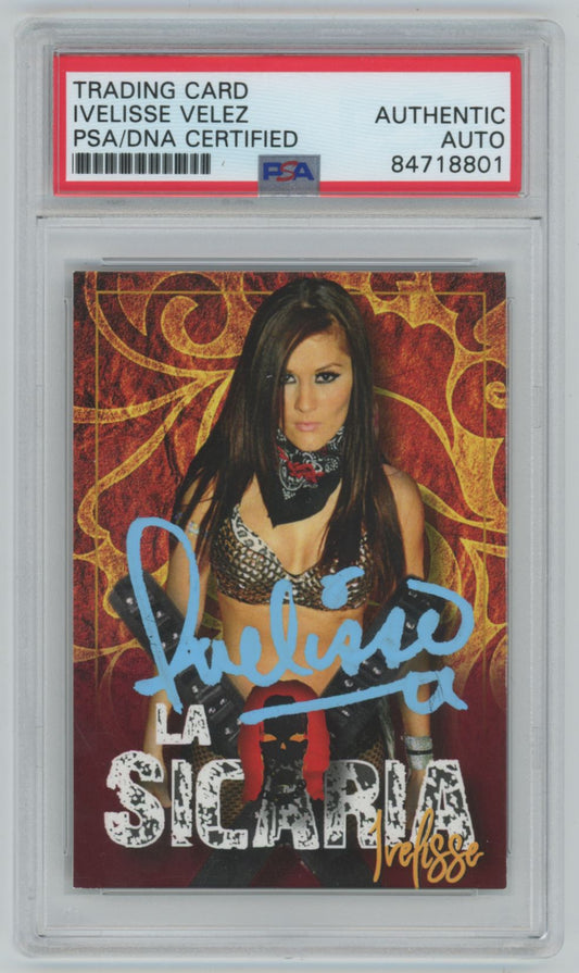 La Sicaria Ivelisse Velez Auto - PSA/DNA - WWE NXT