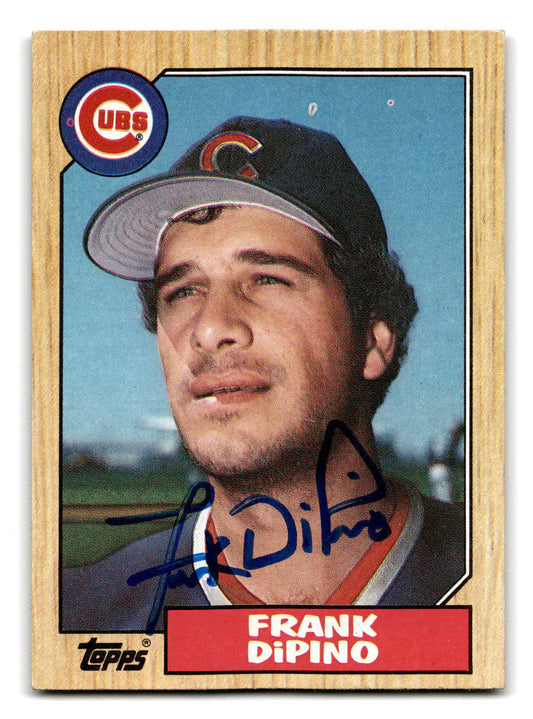 1987 Topps #662 Frank DiPino Autograph