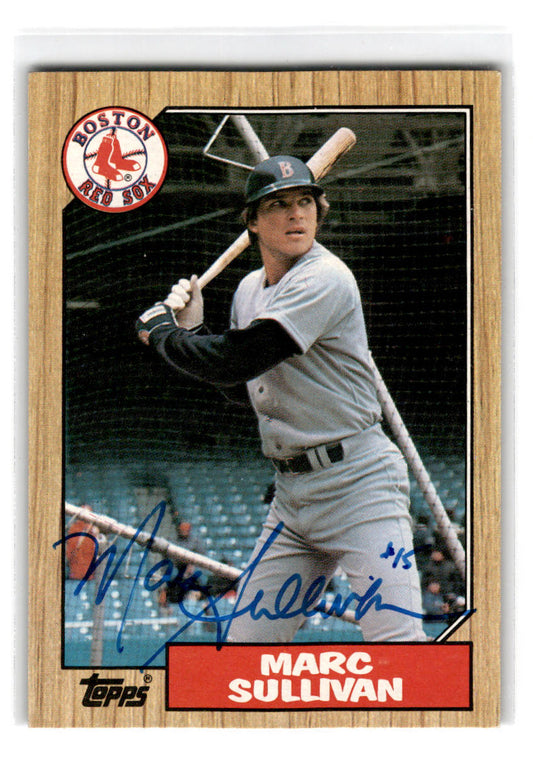 1987 Topps #66 Marc Sullivan Autograph