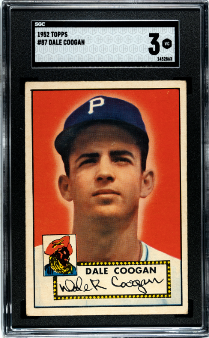 1952 Topps #87 Dale Coogan SGC 3