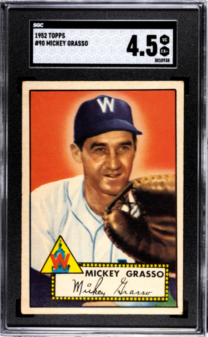 1952 Topps #90 Mickey Grasso SGC 4.5