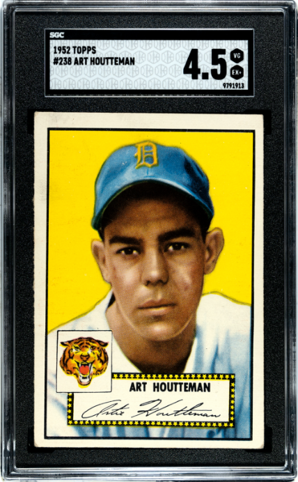 1952 Topps #238 Art Houtteman SGC 4.5