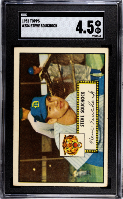 1952 Topps #234 Steve Souchock SGC 4.5