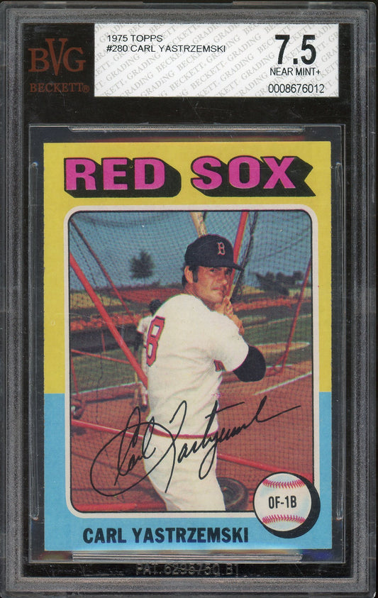 1975 Topps #280 Carl Yastrzemski