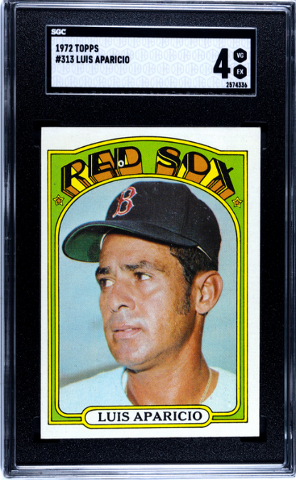 1972 Topps #313 Luis Aparicio SGC 4