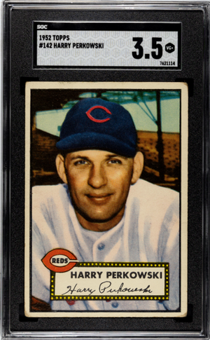 1952 Topps #142 Harry Perkowski SGC 3.5