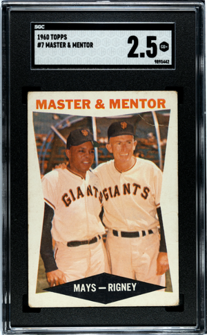 1960 Topps #7 Master & Mentor SGC 2.5