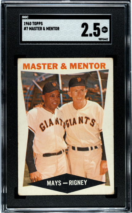 1960 Topps #7 Master & Mentor SGC 2.5