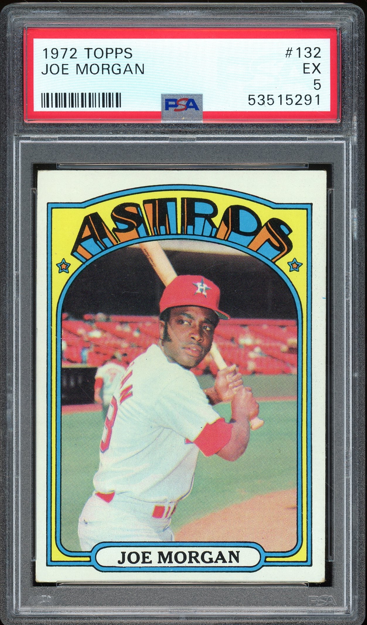 1972 Topps #132 Joe Morgan PSA 5