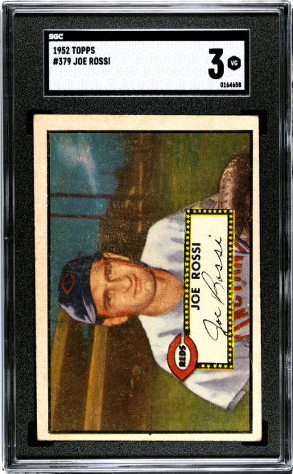 1952 Topps #379 Joe Rossi SGC 3